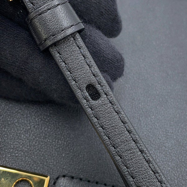 デルヴォ― ハンドバッグ タンペート クラッシュ スモール カーフレザー AA0646BQS099ZDO Delvaux 2way 黒 デルボー