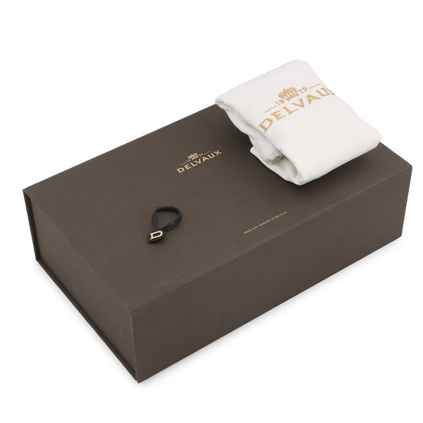 デルヴォ― ハンドバッグ タンペート クラッシュ スモール カーフレザー AA0646BQS099ZDO Delvaux 2way 黒 デルボー