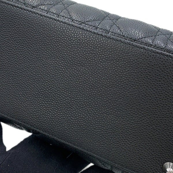 クリスチャン・ディオール ハンドバッグ レディディオール カナージュ ミディアム M0565PWRT Christian Dior 2way 黒