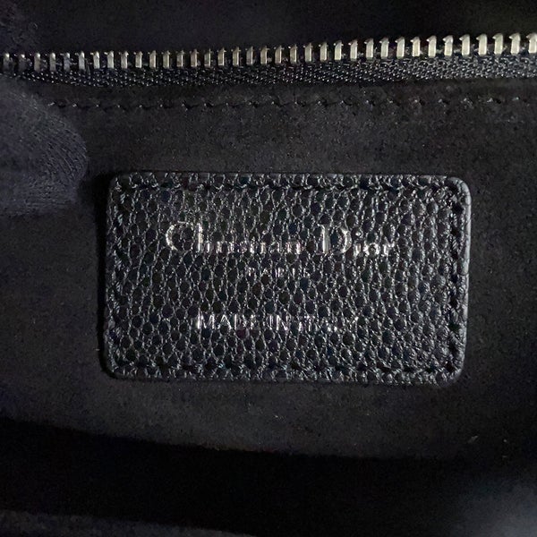 クリスチャン・ディオール ハンドバッグ レディディオール カナージュ ミディアム M0565PWRT Christian Dior 2way 黒