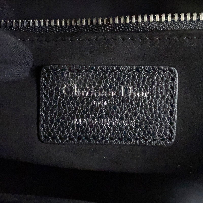クリスチャン・ディオール ハンドバッグ レディディオール カナージュ ミディアム M0565PWRT Christian Dior 2way 黒