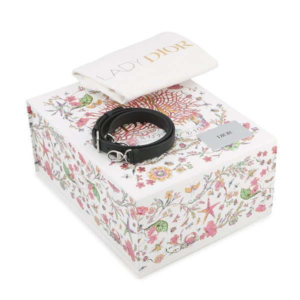 クリスチャン・ディオール ハンドバッグ レディディオール カナージュ ミディアム M0565PWRT Christian Dior 2way 黒