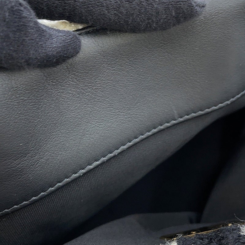 シャネル チェーンショルダーバッグ CHANEL19 ディズヌフ マキシ ツイード AS1162 CHANEL 2way 白 黒