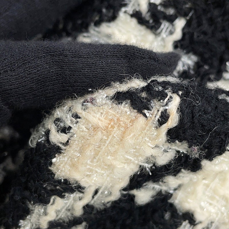 シャネル チェーンショルダーバッグ CHANEL19 ディズヌフ マキシ ツイード AS1162 CHANEL 2way 白 黒