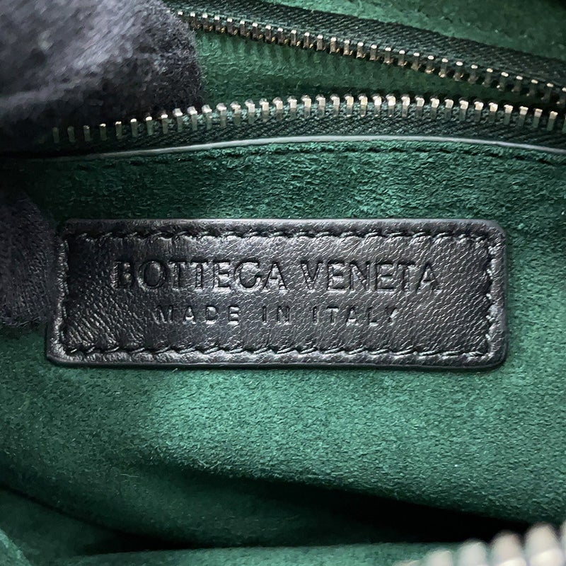 ボッテガヴェネタ ショルダーバッグ イントレチャート ヴェネト ラムスキン 836918 BOTTEGA VENETA 黒