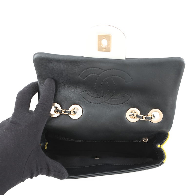 シャネル チェーンショルダーバッグ マトラッセ ココマーク クルーズライン ラムスキン A92207 CHANEL