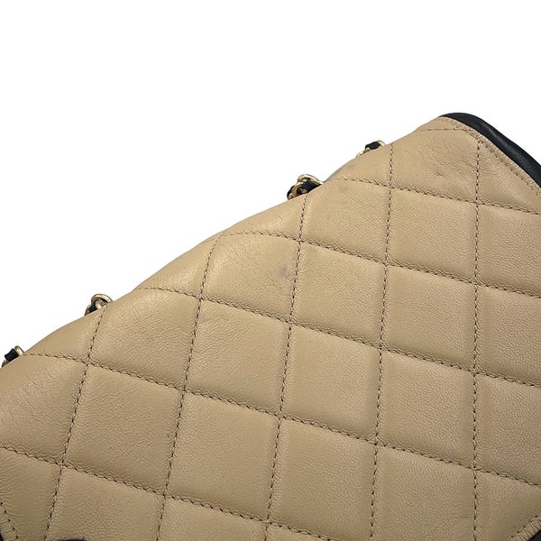 シャネル チェーンショルダーバッグ マトラッセ ココマーク クルーズライン ラムスキン A92207 CHANEL