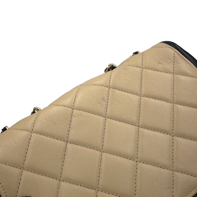 シャネル チェーンショルダーバッグ マトラッセ ココマーク クルーズライン ラムスキン A92207 CHANEL