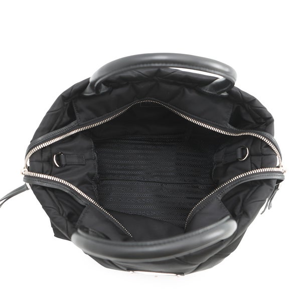 プラダ ハンドバッグ パデッド Re-Nylon トートバッグ ミディアム ナイロン 1BG436 PRADA 2way 黒