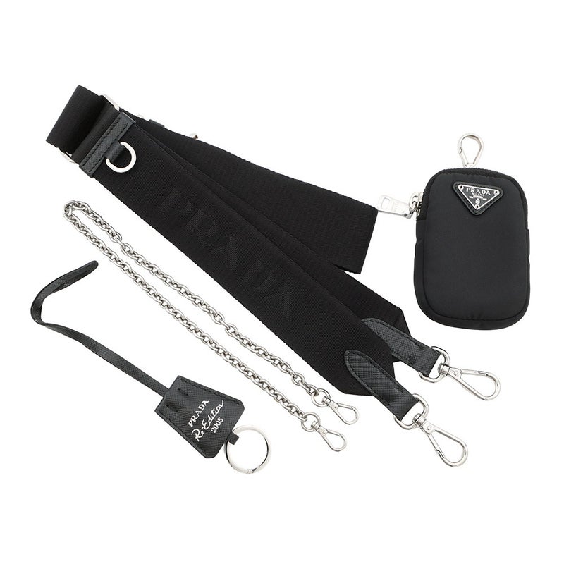 プラダ ショルダーバッグ Re-Edition 2005 Re-Nylon ナイロン 1BH204 PRADA 2wayバッグ 黒