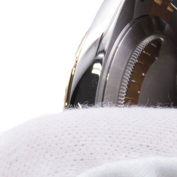 ロレックス デイトジャスト41 SS/K18YG ランダムシリアル ルーレット 126333G ROLEX 腕時計 黒文字盤 10Pダイヤ