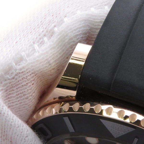 ロレックス ヨットマスター K18PG エバーローズゴールド ランダムシリアル ルーレット 268655 ROLEX 腕時計 黒文字盤