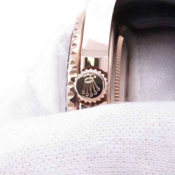 ロレックス ヨットマスター K18PG エバーローズゴールド ランダムシリアル ルーレット 268655 ROLEX 腕時計 黒文字盤