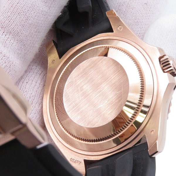 ロレックス ヨットマスター K18PG エバーローズゴールド ランダムシリアル ルーレット 268655 ROLEX 腕時計 黒文字盤