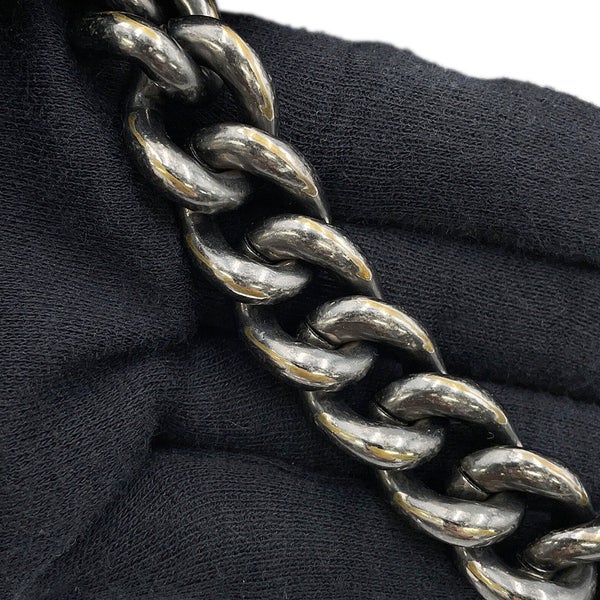 シャネル チェーンショルダーバッグ マトラッセ ココマーク ボーイシャネル キャビアスキン A67086 CHANEL 黒