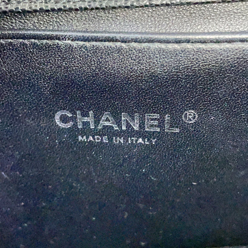 シャネル チェーンショルダーバッグ マトラッセ ココマーク ボーイシャネル キャビアスキン A67086 CHANEL 黒