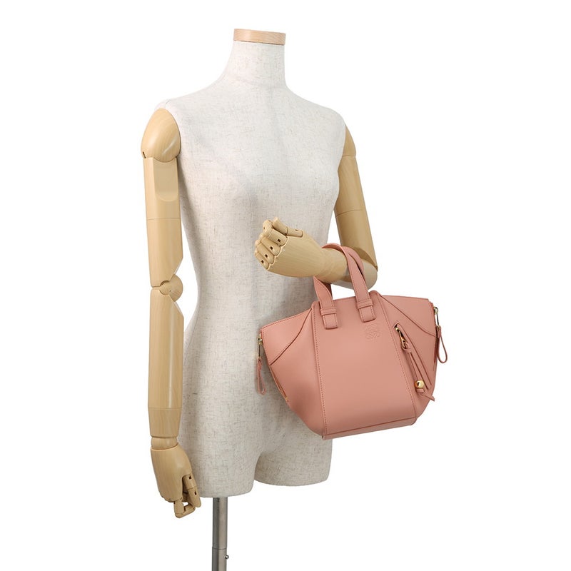 ロエベ ハンドバッグ ハンモック コンパクト カーフレザー A538H13X51 LOEWE 2way ピンク