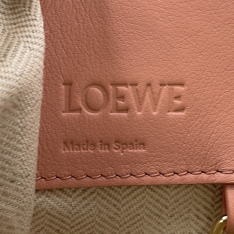 ロエベ ハンドバッグ ハンモック コンパクト カーフレザー A538H13X51 LOEWE 2way ピンク