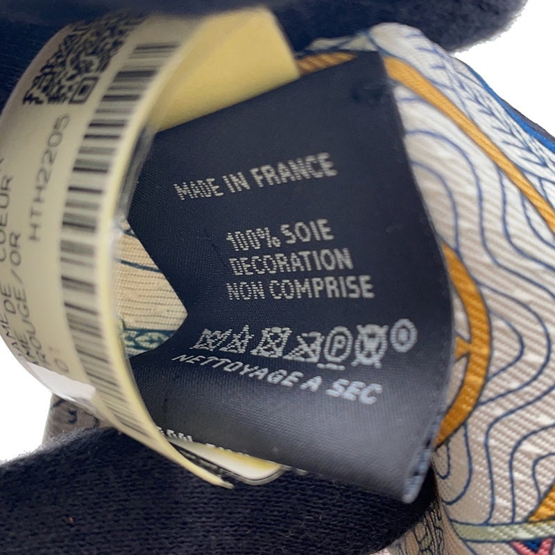 エルメス スカーフ ツイリー ビジュー ピケ ハートのクイーン Dame de Coeur HERMES シルクツイル 2022年秋冬 黒