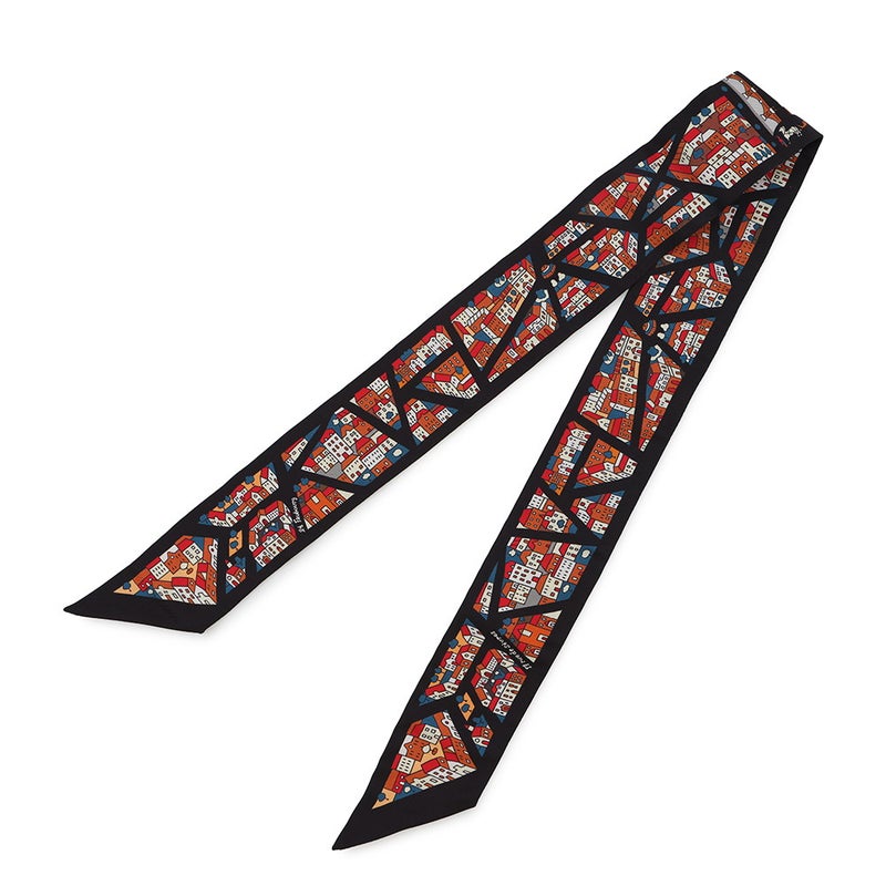 エルメス スカーフ ツイリー Rive Droite Rive Gauche 右岸と左岸 HERMES シルク 2015年春夏