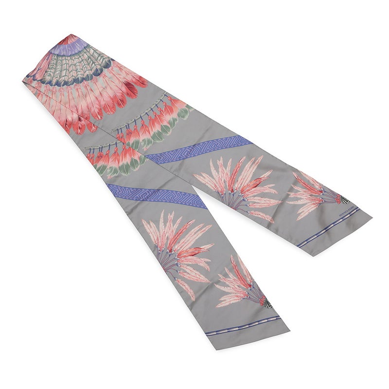 エルメス スカーフ マキシツイリー  孔雀の羽 HERMES シルク