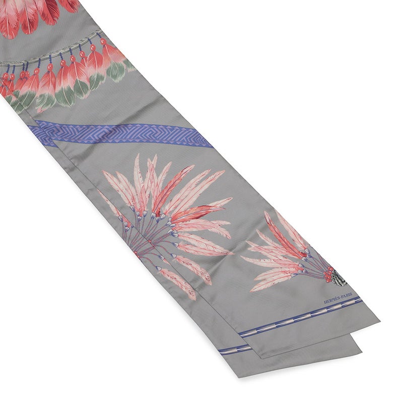 エルメス スカーフ マキシツイリー  孔雀の羽 HERMES シルク