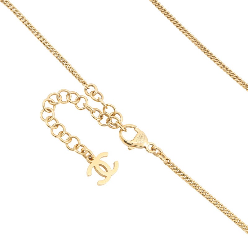 シャネル ネックレス ココマーク ラインストーン C24P ABD016 CHANEL アクセサリー