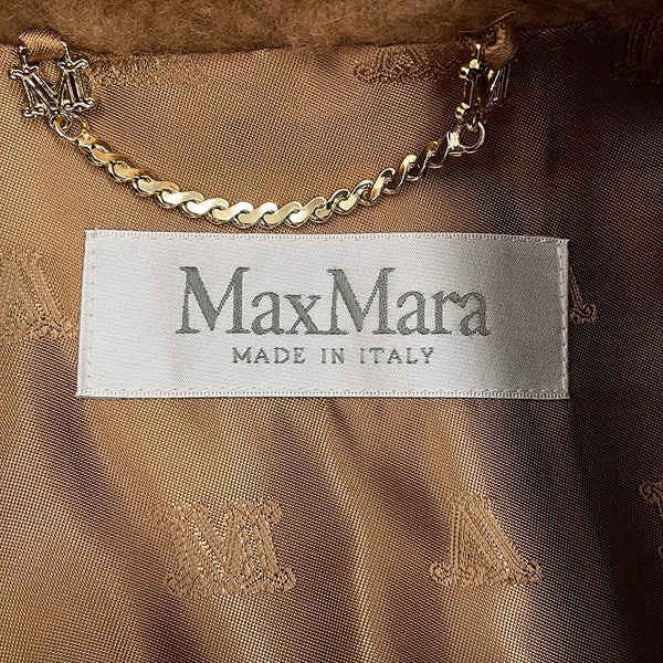 マックスマーラ ケープ ニューアバボ テディベア キャメル レディースサイズSM 4736145206001 MaxMara アウター