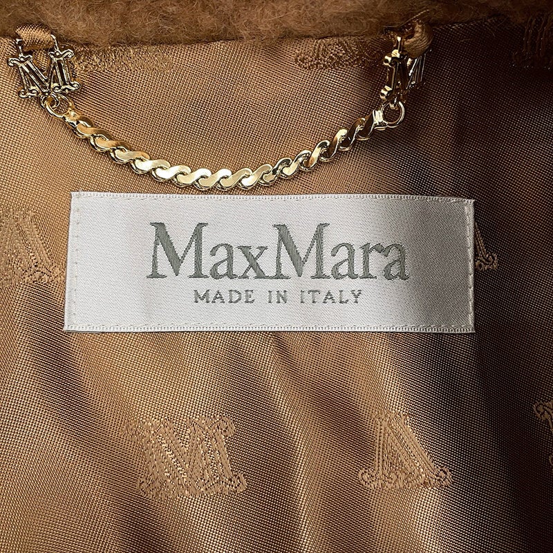 マックスマーラ ケープ ニューアバボ テディベア キャメル レディースサイズSM 4736145206001 MaxMara アウター