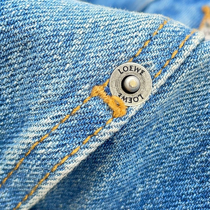 ロエベ ジャケット アナグラム トラペーズ デニムジャケット レディースサイズ40 S359Y50X95 アウター