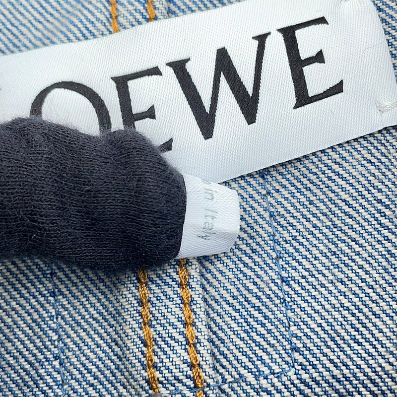 ロエベ ジャケット アナグラム トラペーズ デニムジャケット レディースサイズ40 S359Y50X95 アウター