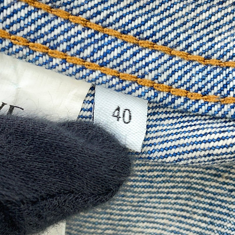 ロエベ ジャケット アナグラム トラペーズ デニムジャケット レディースサイズ40 S359Y50X95 アウター