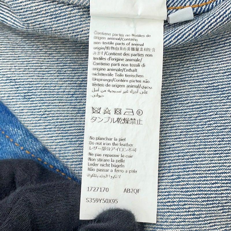 ロエベ ジャケット アナグラム トラペーズ デニムジャケット レディースサイズ40 S359Y50X95 アウター