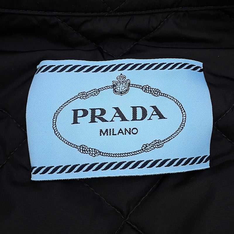 プラダ ジャケット ライトウェイト Re-Nylon ブルゾンジャケット レディースサイズ36 29T261 PRADA アウター 黒