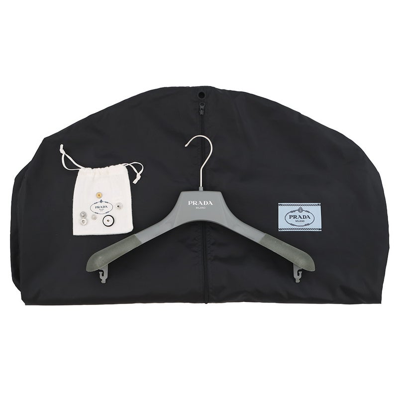 プラダ ジャケット ライトウェイト Re-Nylon ブルゾンジャケット レディースサイズ36 29T261 PRADA アウター 黒