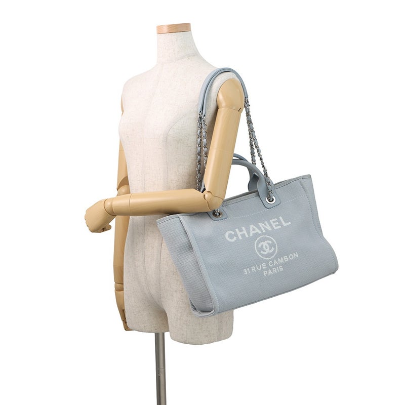 シャネル トートバッグ ドーヴィル ココマーク スモール ショッピングバッグ AS3257 CHANEL 2way