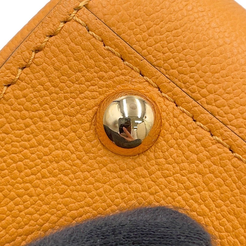 デルヴォー ハンドバッグ ブリヨン ミニ ロデオカーフレザー AA0406AAU0AZCDO Delvaux 2way デルボー オレンジ アウトレット品