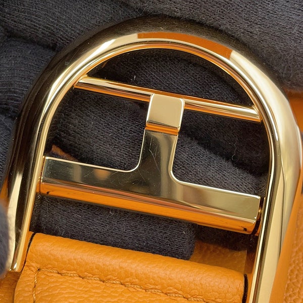 デルヴォー ハンドバッグ ブリヨン ミニ ロデオカーフレザー AA0406AAU0AZCDO Delvaux 2way デルボー オレンジ アウトレット品