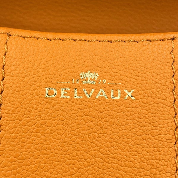 デルヴォー ハンドバッグ ブリヨン ミニ ロデオカーフレザー AA0406AAU0AZCDO Delvaux 2way デルボー オレンジ アウトレット品