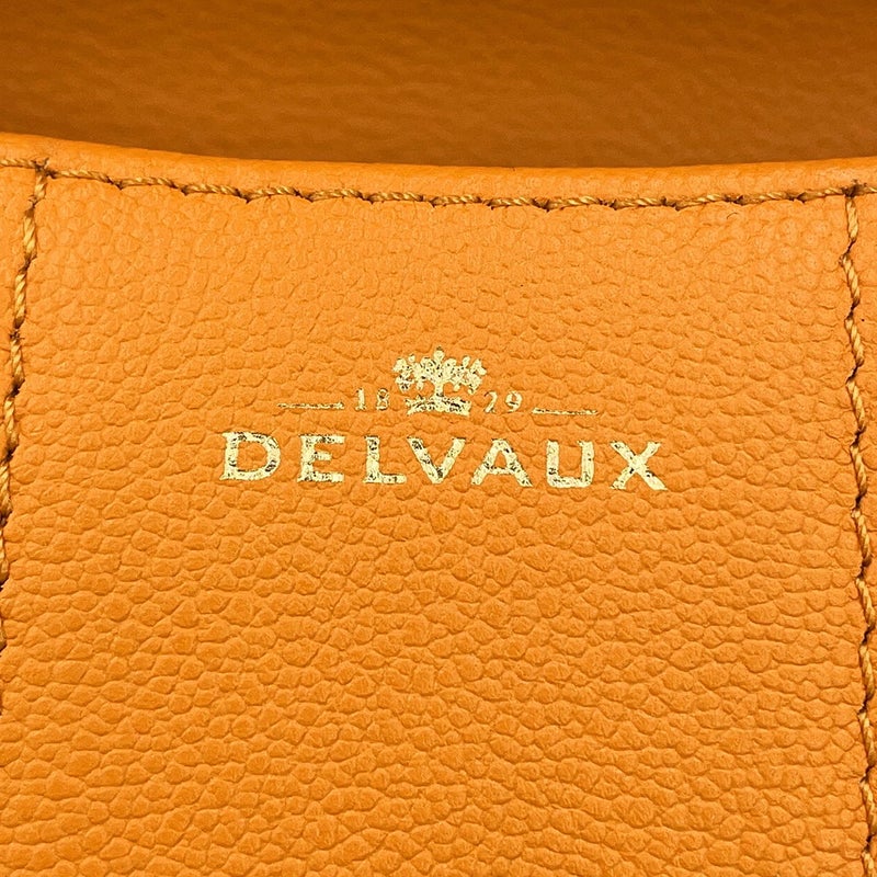 デルヴォー ハンドバッグ ブリヨン ミニ ロデオカーフレザー AA0406AAU0AZCDO Delvaux 2way デルボー オレンジ アウトレット品