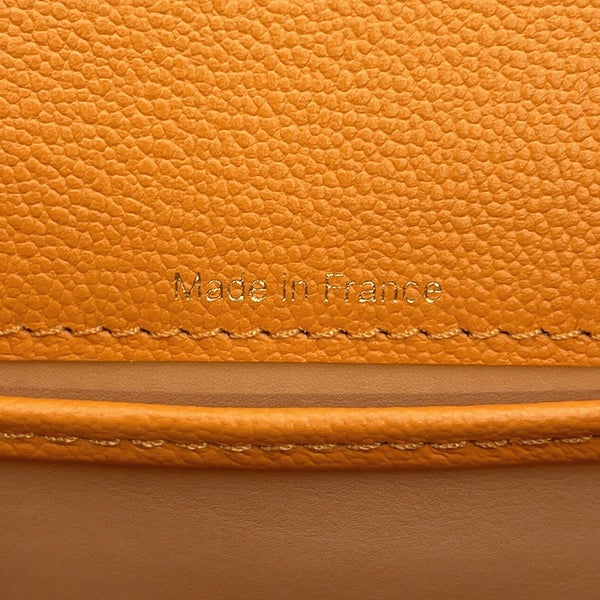 デルヴォー ハンドバッグ ブリヨン ミニ ロデオカーフレザー AA0406AAU0AZCDO Delvaux 2way デルボー オレンジ アウトレット品