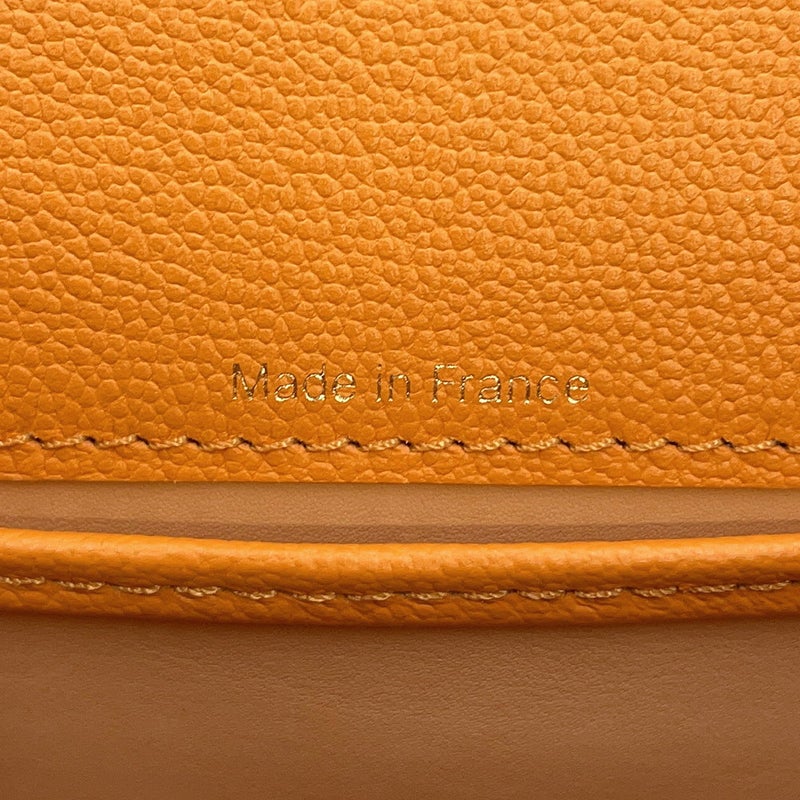 デルヴォー ハンドバッグ ブリヨン ミニ ロデオカーフレザー AA0406AAU0AZCDO Delvaux 2way デルボー オレンジ アウトレット品