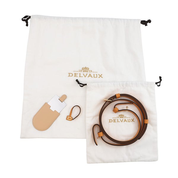 デルヴォー ハンドバッグ ブリヨン ミニ ロデオカーフレザー AA0406AAU0AZCDO Delvaux 2way デルボー オレンジ アウトレット品