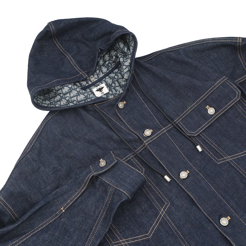 クリスチャン・ディオール デニムジャケット オブリーク オーバーサイズ レディースサイズ40 442V34A3161 アウター