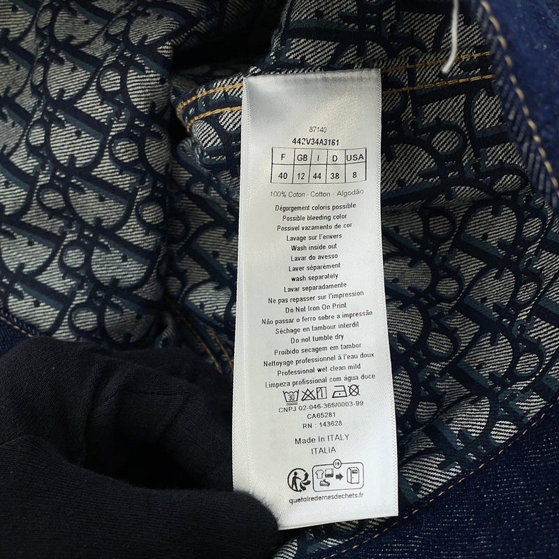 クリスチャン・ディオール デニムジャケット オブリーク オーバーサイズ レディースサイズ40 442V34A3161 アウター