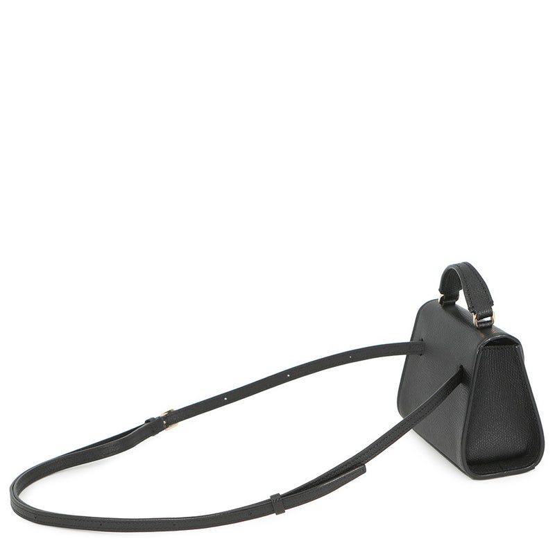 ヴァレクストラ ボディバッグ イジィデ ベルト レザー SGES0061028LOCPL99 Valextra 2wayショルダーバッグ 黒