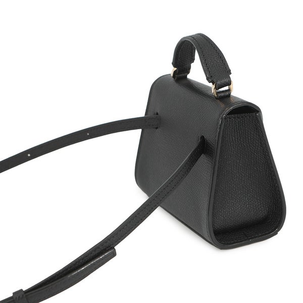 ヴァレクストラ ボディバッグ イジィデ ベルト レザー SGES0061028LOCPL99 Valextra 2wayショルダーバッグ 黒