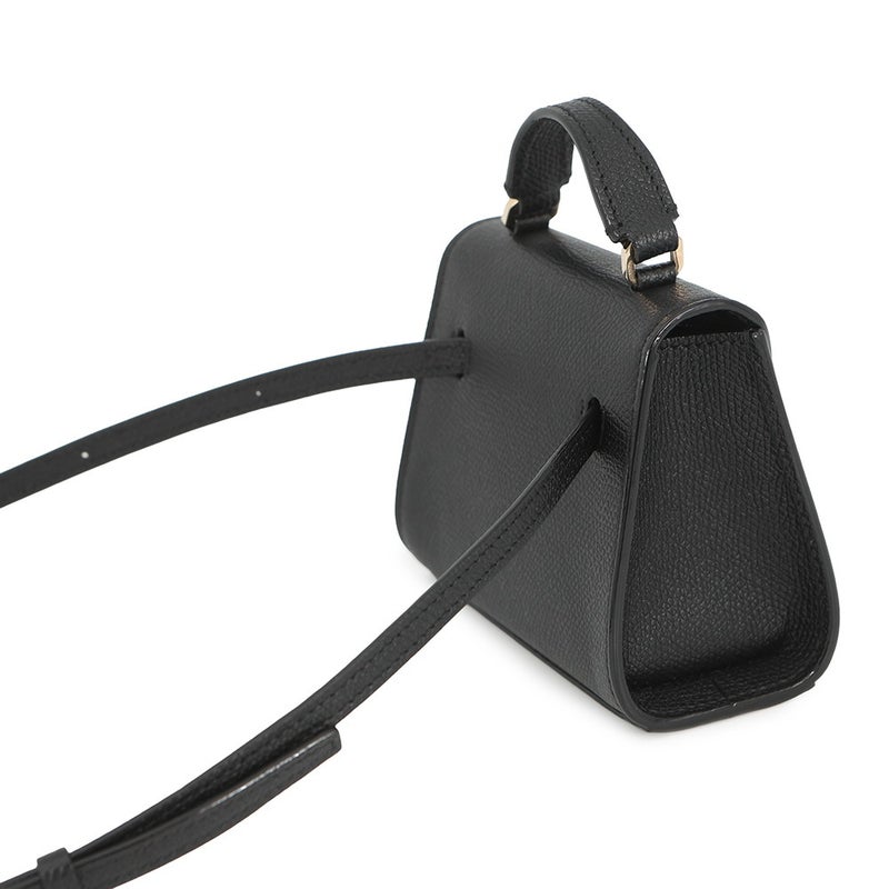 ヴァレクストラ ボディバッグ イジィデ ベルト レザー SGES0061028LOCPL99 Valextra 2wayショルダーバッグ 黒