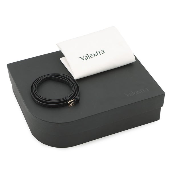 ヴァレクストラ ボディバッグ イジィデ ベルト レザー SGES0061028LOCPL99 Valextra 2wayショルダーバッグ 黒