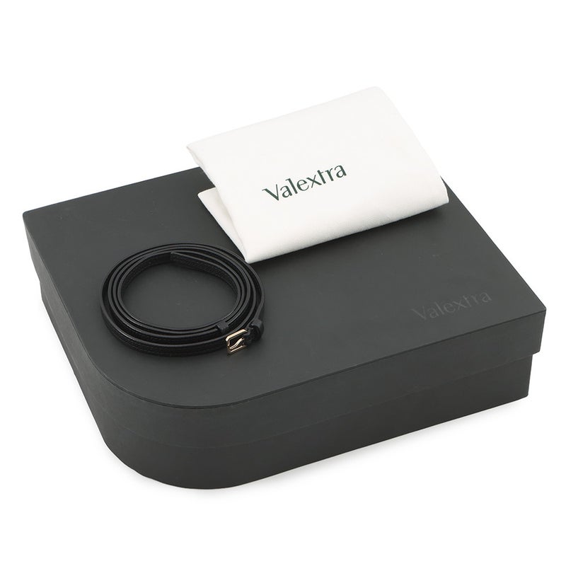 ヴァレクストラ ボディバッグ イジィデ ベルト レザー SGES0061028LOCPL99 Valextra 2wayショルダーバッグ 黒